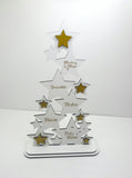Árvore de Natal com Estrelas - personalizada