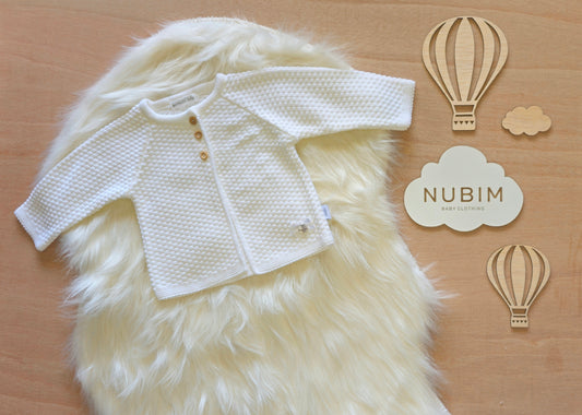 Casaco Malha Bebé - 3 Botões