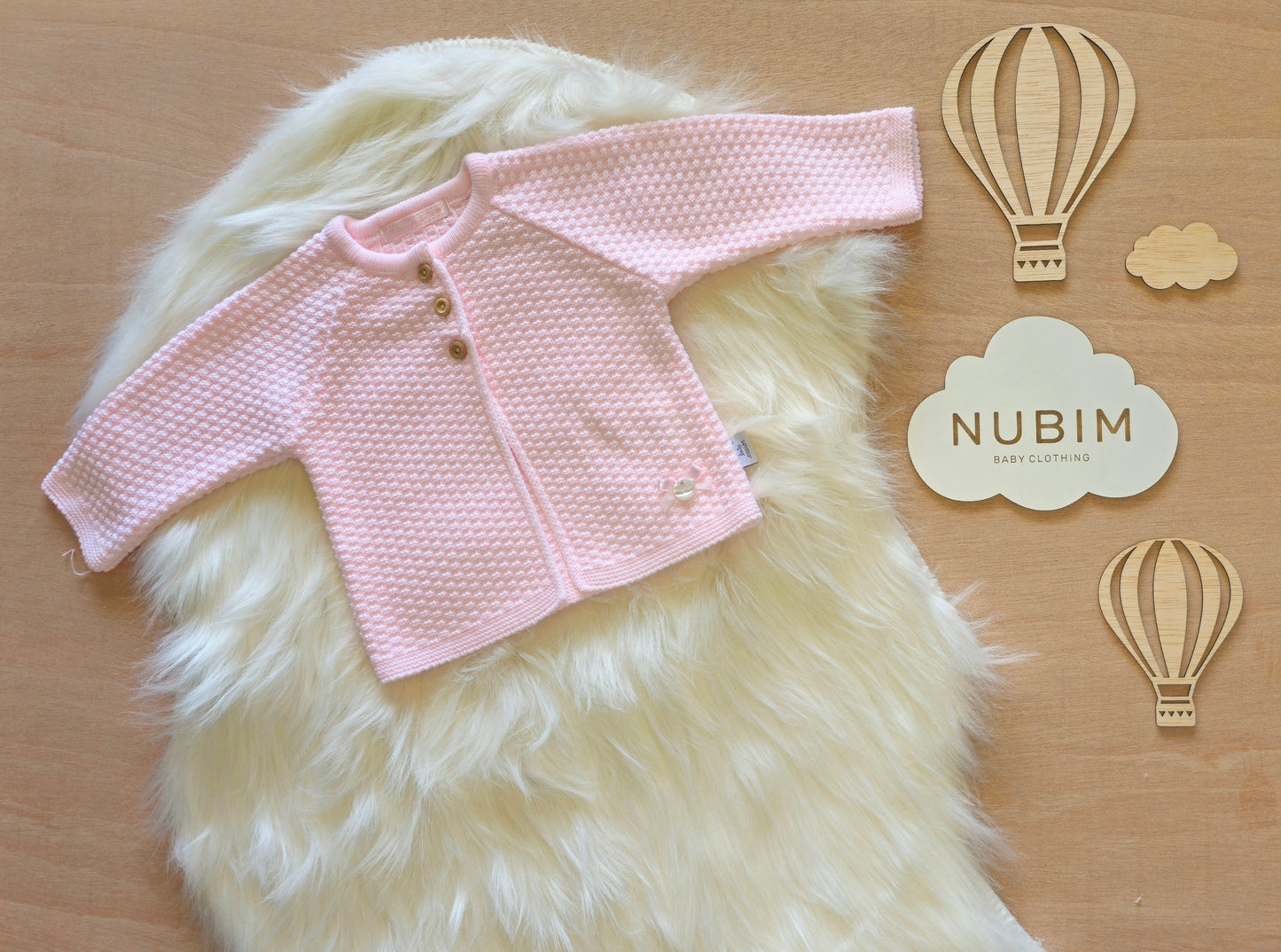 Casaco Malha Bebé - 3 Botões