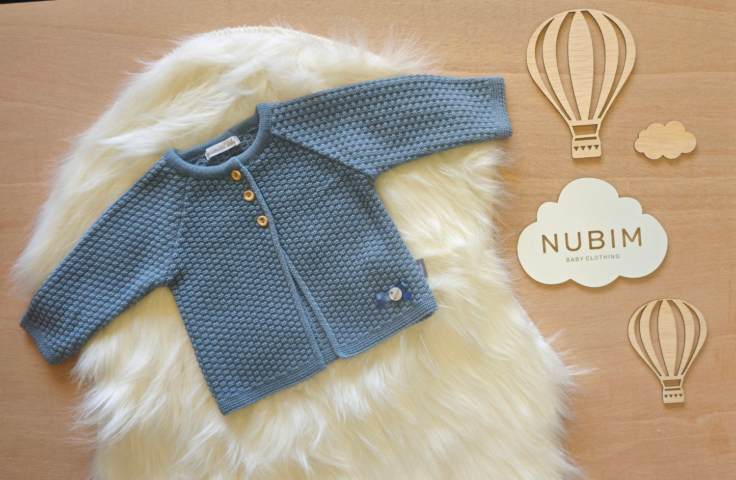 Casaco Malha Bebé - 3 Botões