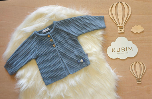 Casaco Malha Bebé - 3 Botões