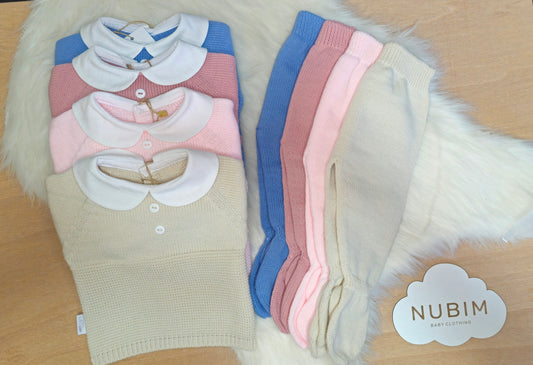 Conjunto de Malha para Bebé - 2 Peças