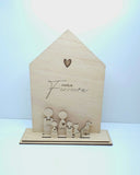 Quadro de Família - a nossa casa - Personalizado