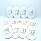 Placas de "Mêsversário" - Milestones - Flowers