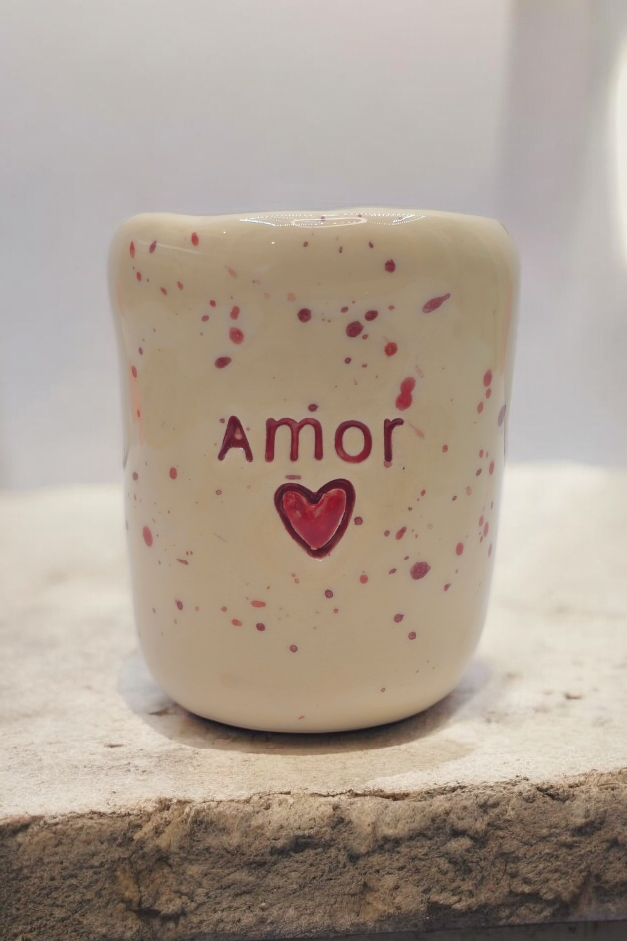 Copo cafe ceramica personalizado-amor