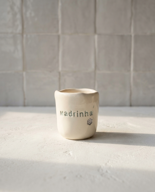 Copo de Café Inês — "Madrinha" Flower