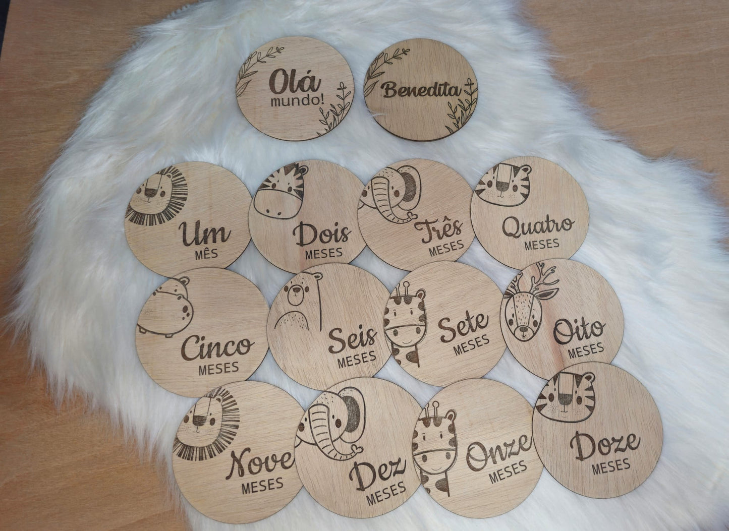 Conjunto Milestones - Jungle Buddies