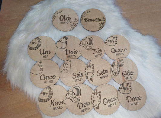 Conjunto Milestones - Jungle Buddies