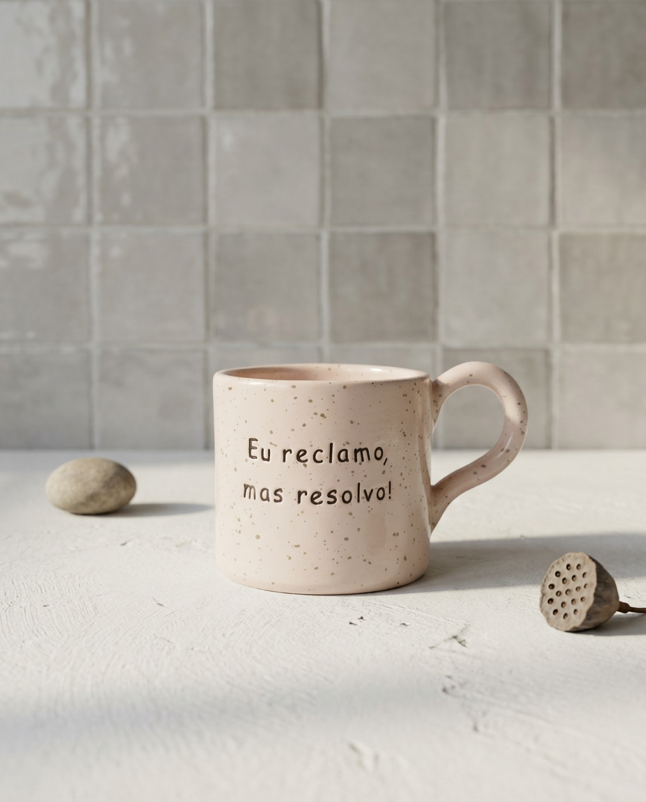 Caneca Francisca – "Eu reclamo, mas resolvo!"